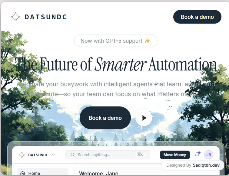 DatsunDC website preview