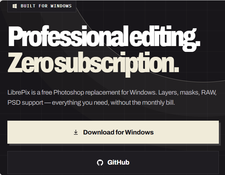 LibrePix.app website preview