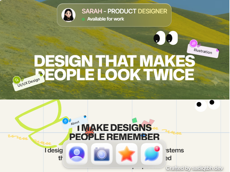 Sarah Al Sabha website preview