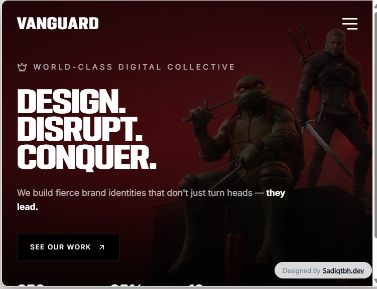 Vanguard website preview